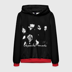 Толстовка-худи мужская Depeche Mode shoot, цвет: 3D-красный