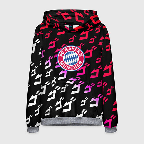 Мужская толстовка Бавария Мюнхен jojo anime / 3D-Меланж – фото 1