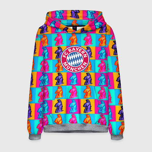 Мужская толстовка Fortnite x Bayern / 3D-Меланж – фото 1