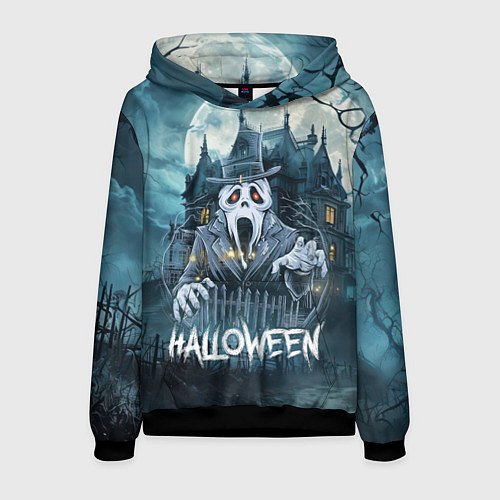 Мужская толстовка Дух у замка / 3D-Черный – фото 1