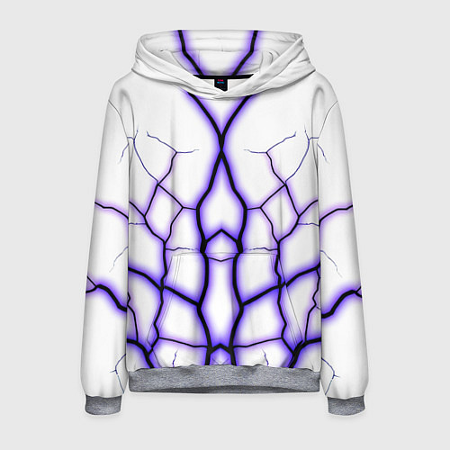 Мужская толстовка Color white purple / 3D-Меланж – фото 1