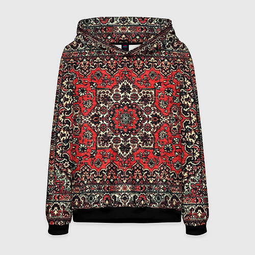 Мужская толстовка Пыльный ковёр / 3D-Черный – фото 1