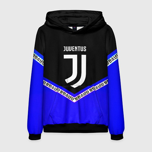 Мужская толстовка Ювентус япония геометрия / 3D-Черный – фото 1