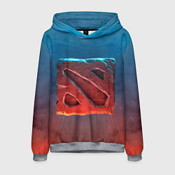 Толстовка-худи мужская Dota 2: Symbol, цвет: 3D-меланж