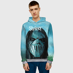 Толстовка-худи мужская Slipknot, цвет: 3D-меланж — фото 2