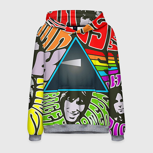 Мужская толстовка Pink Floyd / 3D-Меланж – фото 1