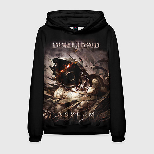 Мужская толстовка Disturbed / 3D-Черный – фото 1