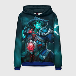 Толстовка-худи мужская Storm Spirit, цвет: 3D-синий