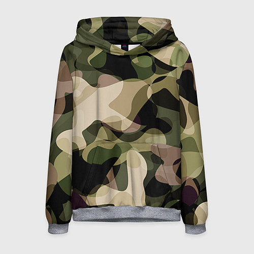 Мужская толстовка Камуфляж / 3D-Меланж – фото 1