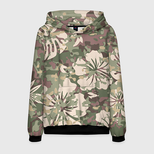 Мужская толстовка Камуфляж / 3D-Черный – фото 1