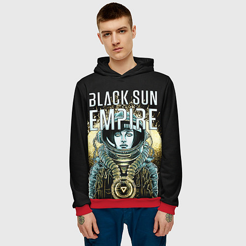 Мужская толстовка Black Sun Empire / 3D-Красный – фото 3