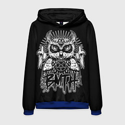 Толстовка-худи мужская BMTH Owl, цвет: 3D-синий