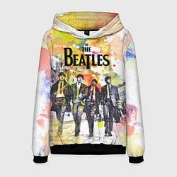 Толстовка-худи мужская The Beatles: Colour Spray, цвет: 3D-черный