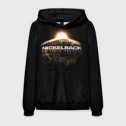 Толстовка-худи мужская Nickelback: No fixed address, цвет: 3D-черный