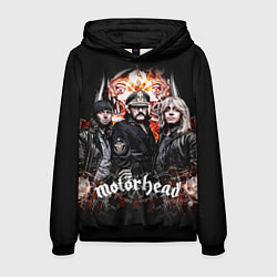 Толстовка-худи мужская Motorhead Band, цвет: 3D-черный