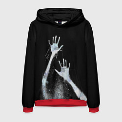 Толстовка-худи мужская Спасите, пятница!!!, цвет: 3D-красный