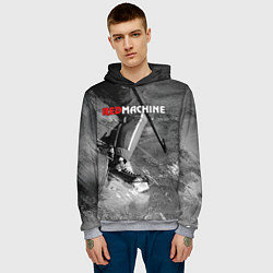 Толстовка-худи мужская Red maсhine, цвет: 3D-меланж — фото 2