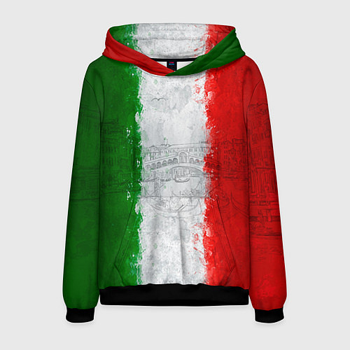 Мужская толстовка Italian / 3D-Черный – фото 1