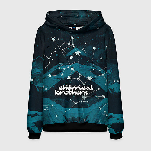 Мужская толстовка Chemical Brothers: Space / 3D-Черный – фото 1