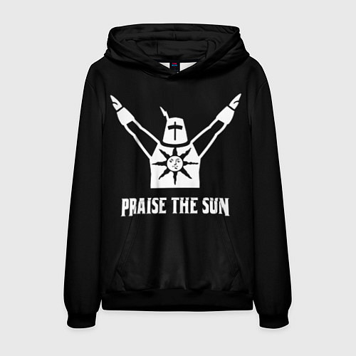 Мужская толстовка Dark souls praise the sun knight Heida / 3D-Черный – фото 1