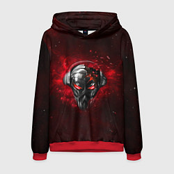 Толстовка-худи мужская Pirate Station: Blood Face, цвет: 3D-красный