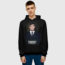 Толстовка-худи мужская Peaky Tommy, цвет: 3D-черный — фото 2