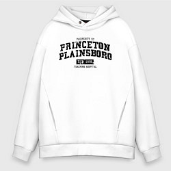Толстовка оверсайз мужская Princeton Plainsboro, цвет: белый