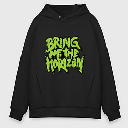 Толстовка оверсайз мужская Bring me the horizon, цвет: черный