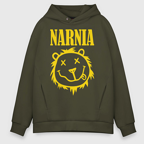 Мужское худи оверсайз Narnia / Хаки – фото 1