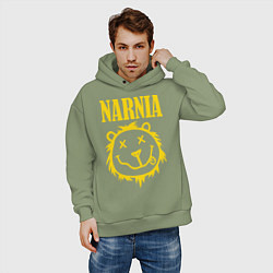 Толстовка оверсайз мужская Narnia, цвет: авокадо — фото 2
