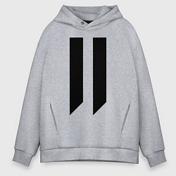 Толстовка оверсайз мужская Wolfenstein II, цвет: меланж