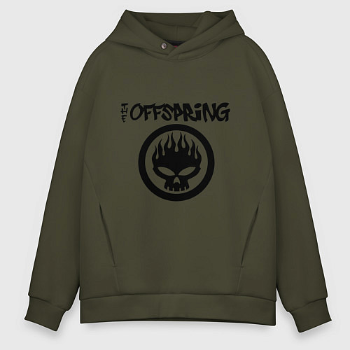 Мужское худи оверсайз The Offspring / Хаки – фото 1