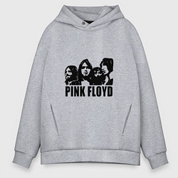 Толстовка оверсайз мужская Pink Floyd, цвет: меланж