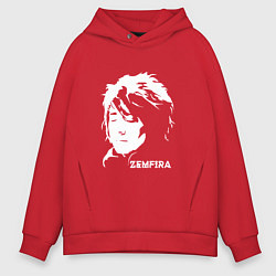 Толстовка оверсайз мужская Zemfira, цвет: красный
