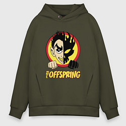 Толстовка оверсайз мужская The Offspring Boy, цвет: хаки