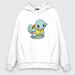 Толстовка оверсайз мужская Pokemon Squirtle, цвет: белый