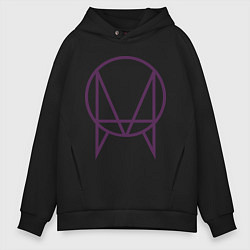 Толстовка оверсайз мужская Skrillex Symbol, цвет: черный