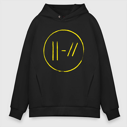 Мужское худи оверсайз Twenty One Pilots: Trench / Черный – фото 1