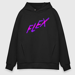 Толстовка оверсайз мужская Flex, цвет: черный