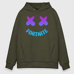 Толстовка оверсайз мужская FORTNITE x MARSHMELLO, цвет: хаки