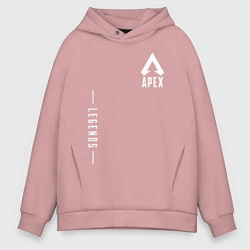 Мужское худи оверсайз Apex Legends Gamer / Пыльно-розовый – фото 1