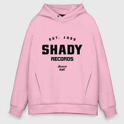 Толстовка оверсайз мужская Shady records, цвет: светло-розовый