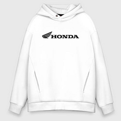 Толстовка оверсайз мужская HONDA, цвет: белый