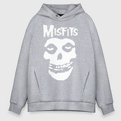 Толстовка оверсайз мужская Misfits, цвет: меланж