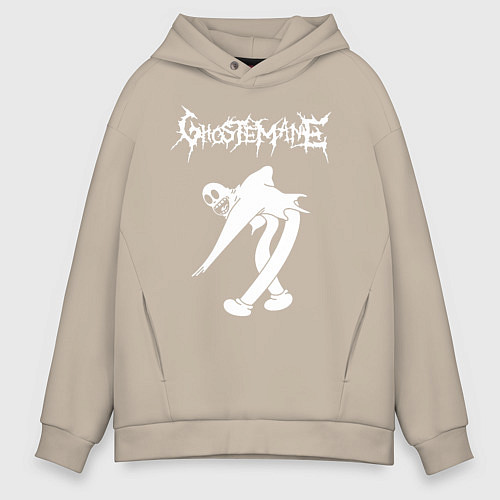 Мужское худи оверсайз Ghostemane / Миндальный – фото 1