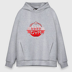 Толстовка оверсайз мужская Boss of GYM Color, цвет: меланж