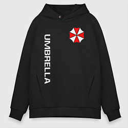 Толстовка оверсайз мужская UMBRELLA CORP, цвет: черный