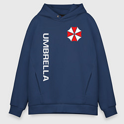 Толстовка оверсайз мужская UMBRELLA CORP, цвет: тёмно-синий