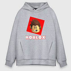 Толстовка оверсайз мужская ROBLOX, цвет: меланж