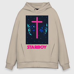 Толстовка оверсайз мужская STARBOY, цвет: миндальный